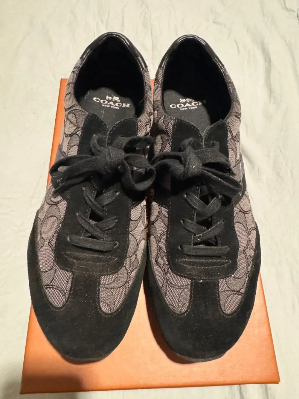 Coach Kelson Outline Signature/Suede sneakers